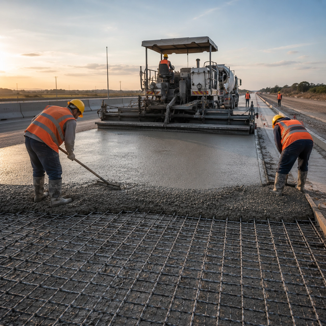 Beton Yollarda Çelik Fiber Tel
